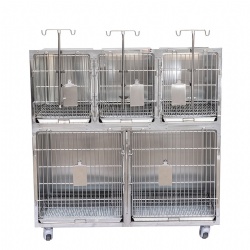 YDV-C9 five combination stainless steel foster care (hospitalized) cage