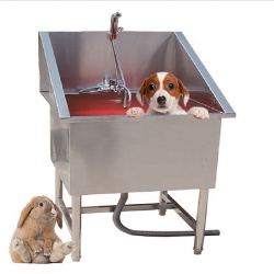 YDV-B1 Stainless steel pet doorless bathing sink