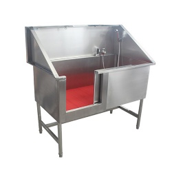 YDV-B2 Stainless steel pet sliding door bath sink